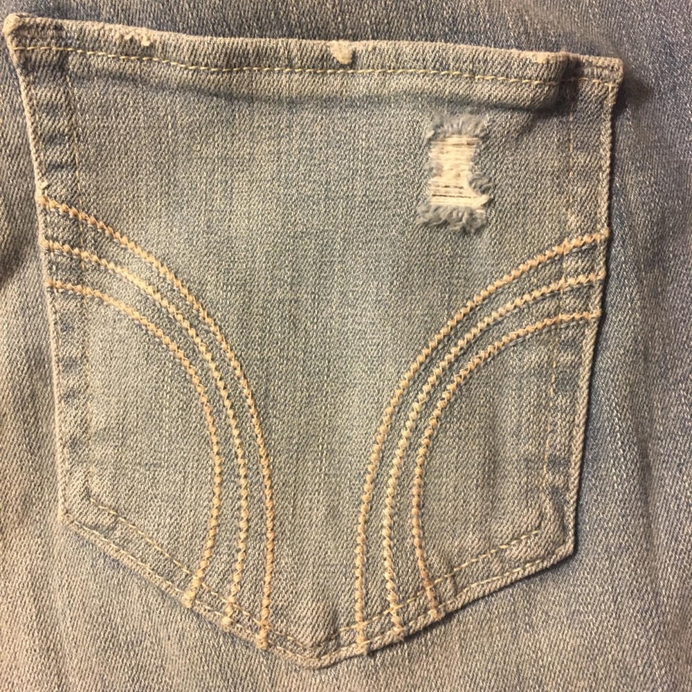Hollister High Rise Straight Jean Crop